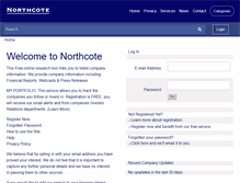 Tablet Screenshot of northcote.co.uk
